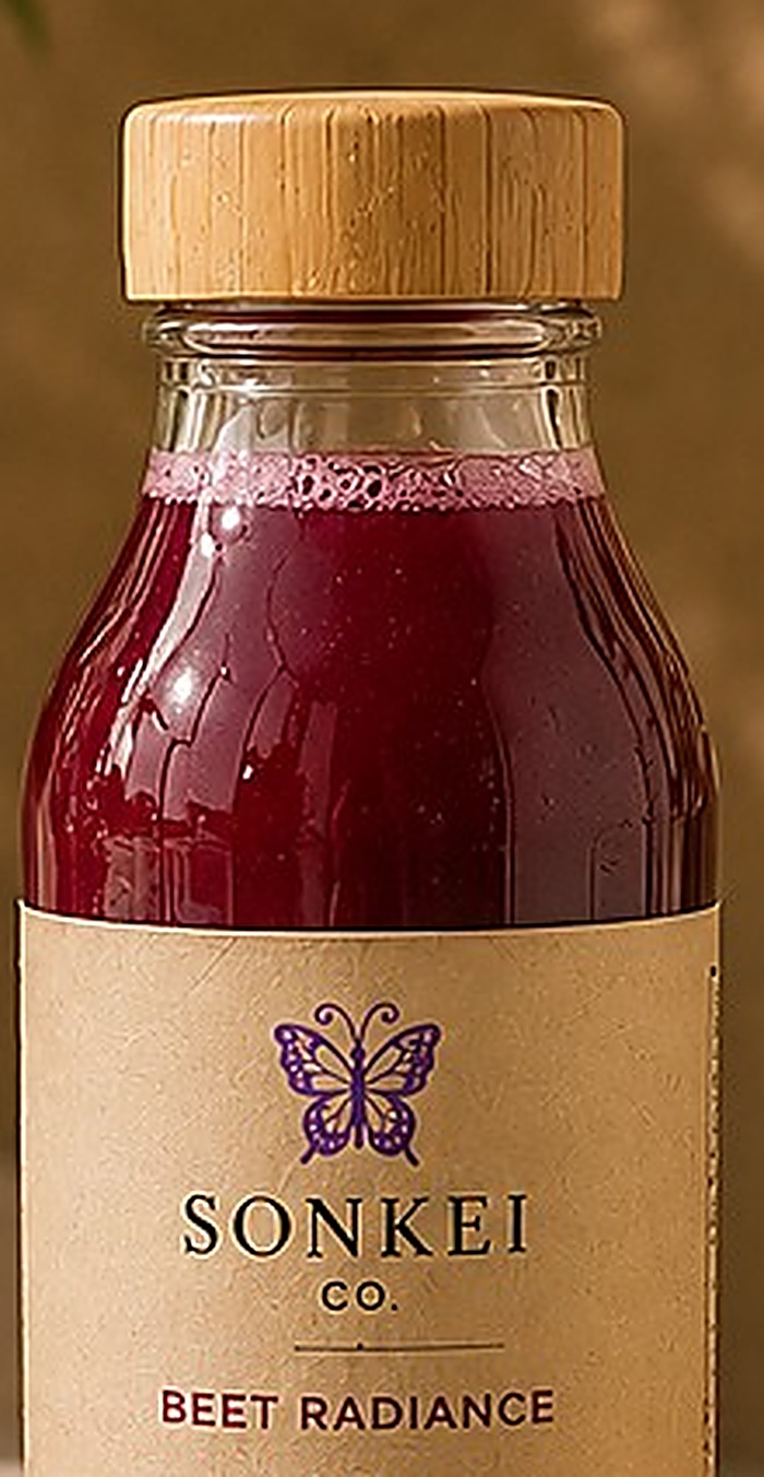 SONKEI CO. Beet Radiance juice — beetroot, apple, carrot, lemon, ginger
