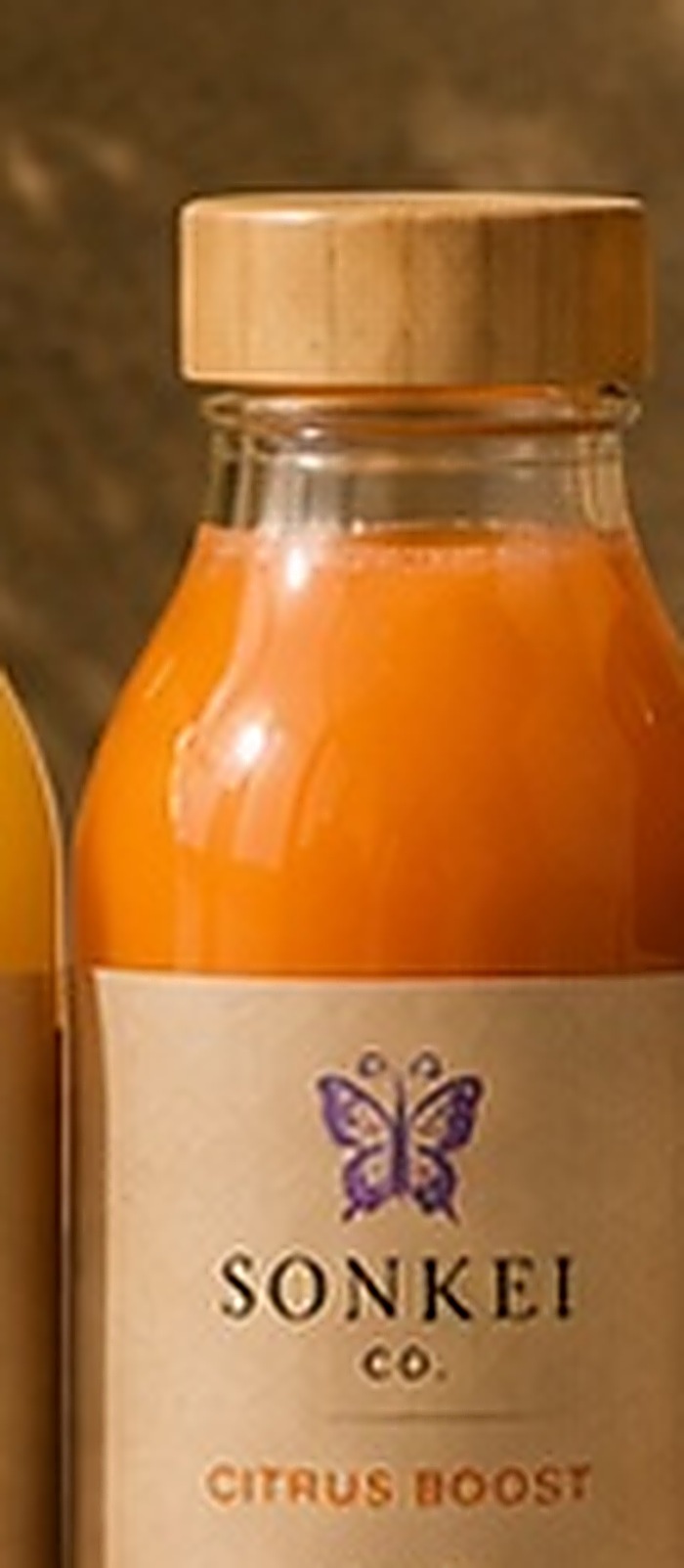 SONKEI CO. Citrus Boost juice — orange, carrot, ginger, turmeric