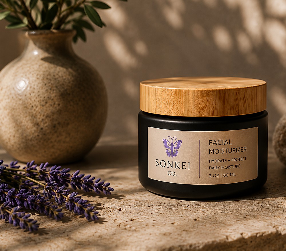 SONKEI CO. Facial Moisturizer — hydrate and protect, 2 oz