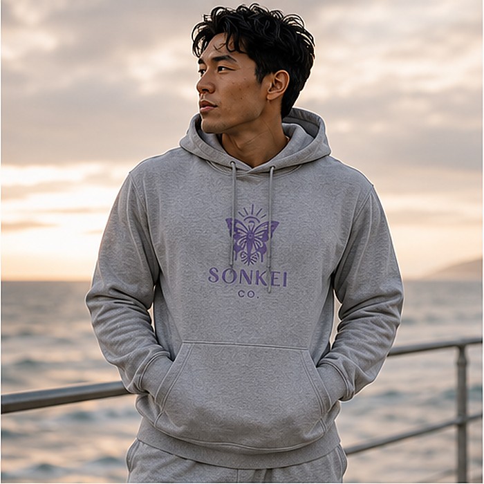 Hoodie — Silver