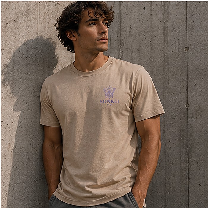 Performance Tee — Tan